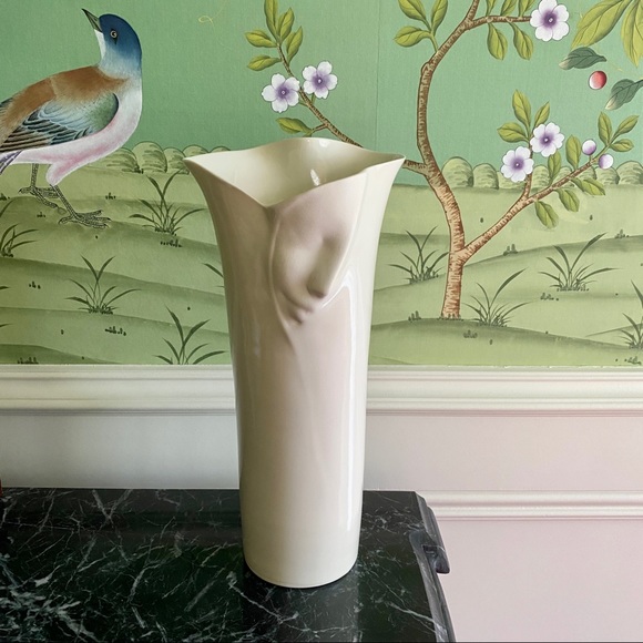 Blue Sky Porcelain Face vase